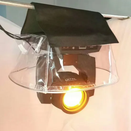 IP65 Outdoor Moving Head Light Par Rain Cover PVC Customized for LED Stage Lighting
