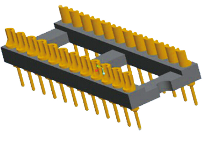 Obrobené kolíkové konektory 2,54 mm: Řada MPHES