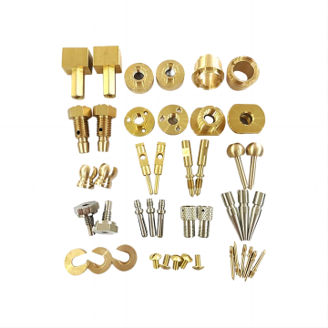 CNC Bahagian Tembaga Machined: Komponen CNC Custom Brass