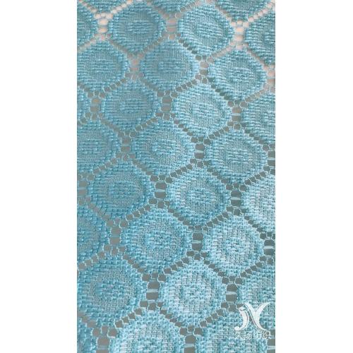 Rhombus Pattern Poly Lace Fabric