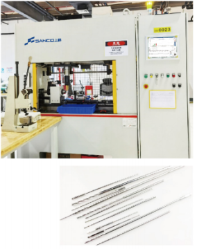 Automatic straightening machine for medical bone dril
