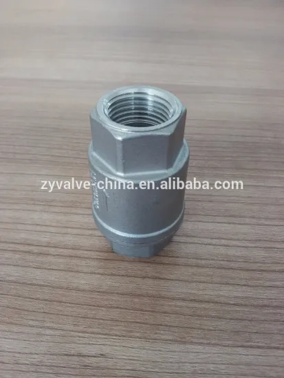 High quality 2PC-Spring Check Valve 800WOG Screwed End made in Cchina