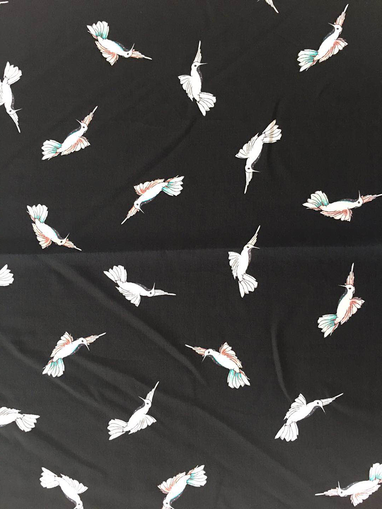 Animal Design Rayon Poplin shuttle 45S Printing Fabric