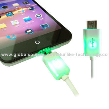 LED Light Micro USB Cable, Easy to Fold and Carry