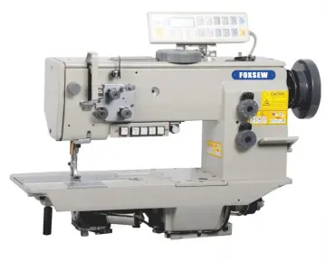 Single Needle Compound Feed Heavy Duty Sewing Machine with Automatic Thread Trimmer