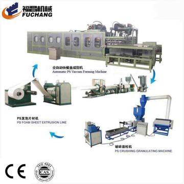 Small Manual Vacuum Forming Machine for Polystyrene Takeaway Boxes for Sale