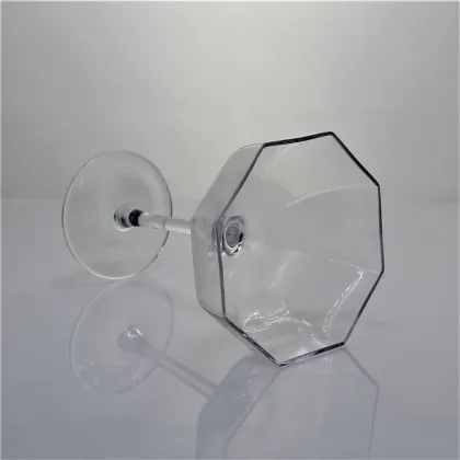 Special Multifaced Crystal Coupe Cocktail Champagne Glasses