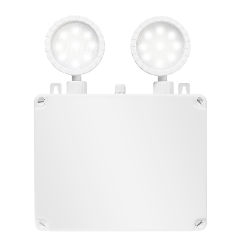 IP65 Cold White Dual Heads Emergency Light