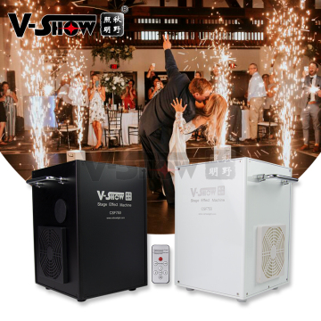 VSHOW CSF750 Cold Spark Fountain Firework Machine with Case and Accessories