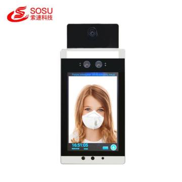 Living Temperature Camera Detector Face Recognition Terminal
