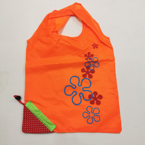 Reusable Tote Nylon Foldable Strawberry Shaped Shopping Bag