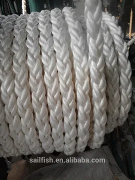 8 strand mooring marine polyester anchor double braided rope