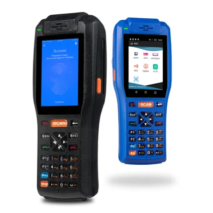 Rugged PDA scanner with printer for law enforcement