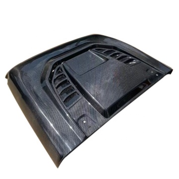 Carbon Fiber Car Hood Accessories for Wrangler JL 2018+