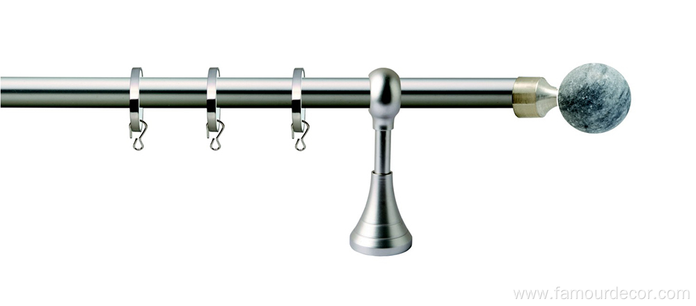 Marble Single and Double Curtain rod