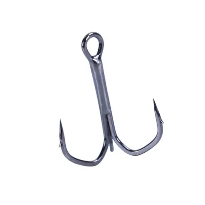 High Carbon Steel Jig Bait Hooks - New Sea Fishing Barb Black 4#6#8# Meg Abass Treble Lures