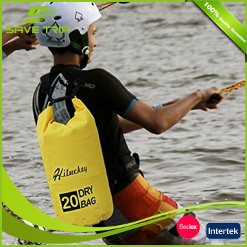 Free Sample Outdoor Sports PVC Waterproof IPX8 Dry Bag for Boating, Kayaking, Fishing, Rafting, Swimming, Camping, Snowboarding