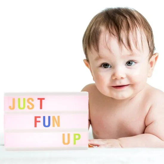 A6 MINI CINEMATIC LIGHT 90pcs LETTER USB Magnetic Cinema Light Box