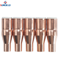 XL401-42-50C অগ্রভাগ 1/2''(12.7mm)1/8''রিসেস বটলনেক, কপার