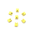 2.54 conector de tapa de cortocircuito amarillo