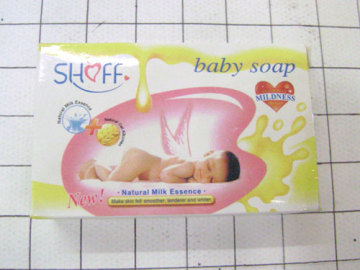 smelling soap