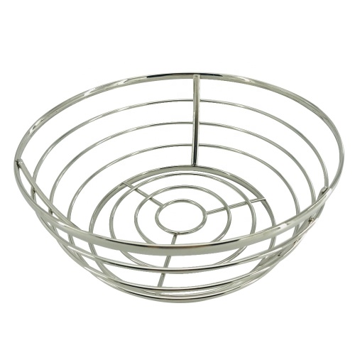 Fruit Basket metal wire round fruit basket bowl holder Manufactory