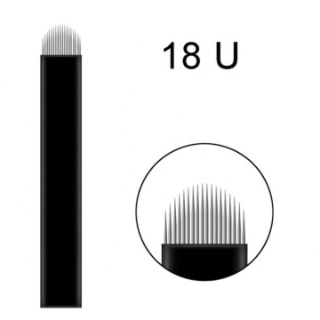 Julong Microneedles neri 0,16 mm/0,18 mm 18U per lame perpe per il sopracciglia permanente