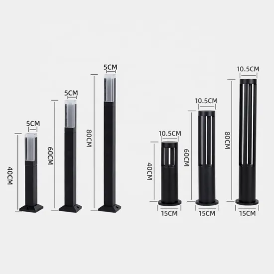 Outdoor Garden Bollard Light for 30 Square Meter Area - Aluminum Lawn Light 800-2500mm