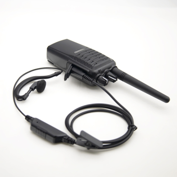 Custom High Quality Professional Wired In-Ear Headphones for Walkie-Talkie (2.5mm/3.5mm Dual Jack)