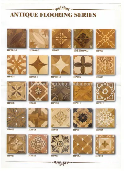 art - mosaic wood floor engineered board
