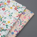 145x50cm Fresh Radish Flower Floral Cotton Printed Poplin Fabric Children's Dress Shirt Garment Material Cloth