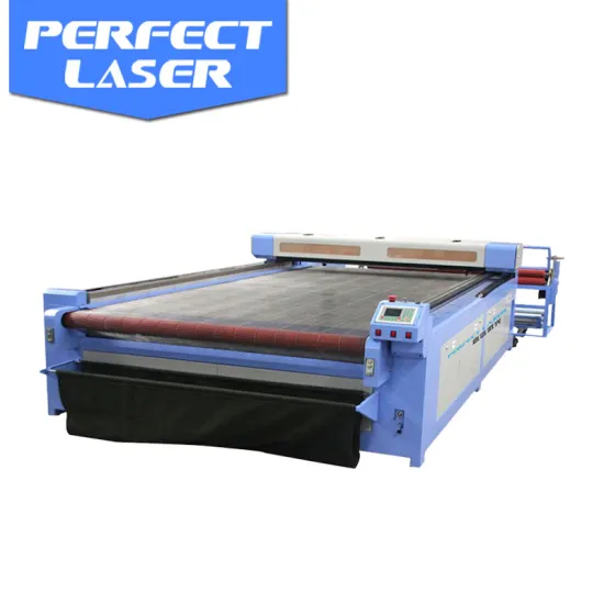 Roll Fabric Auto Feeding CNC Laser Cutting Machine  Textile Cloth Laser Cutter Machine