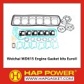 Weichai WD615 kits de juntas do motor EuroII