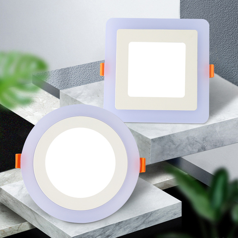 6+3w 화이트+블루 Led 천장 패널 조명, Bossgoo.com의 고품질 6+3w 화이트+블루 Led 천장 패널 조명