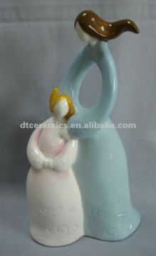 ceramic sculpture lady