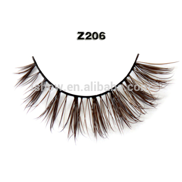 The new style Purple mink brown eyelash strips