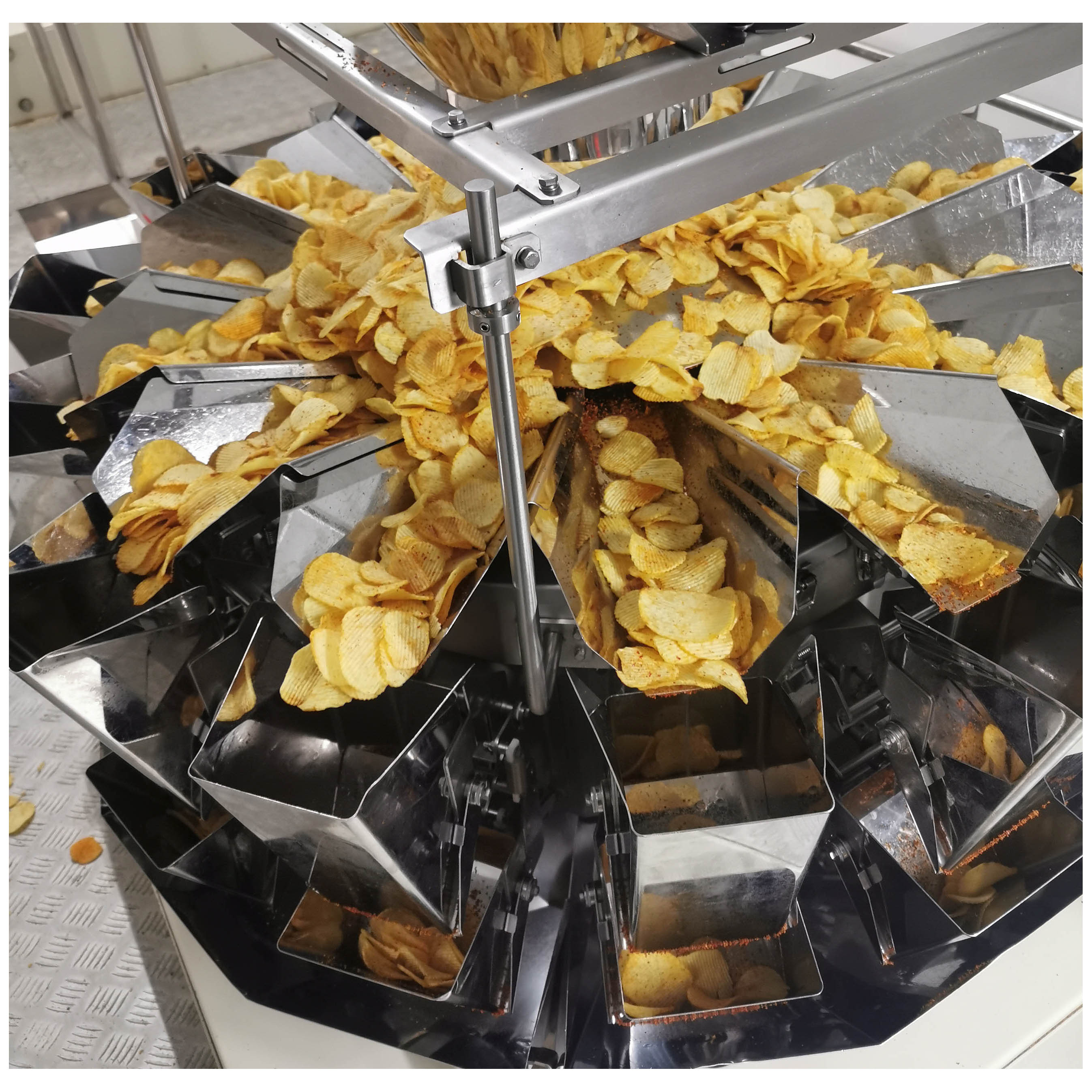 packing machine for potato chips