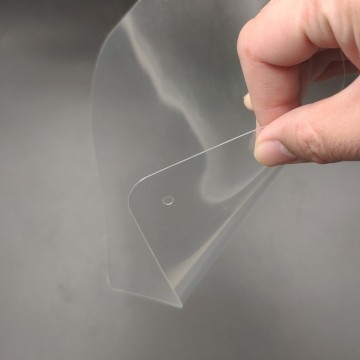Animal de estimação reciclável transparente de plástico sustentável para capacete