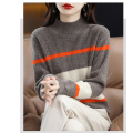 women's autumn winter full wool knitted pullover