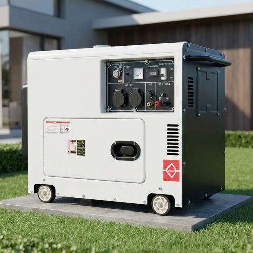 Arranque eléctrico del generador diésel silencioso