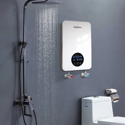 Fast Hot Instant Electric Water Heater - Easy Install Home Use