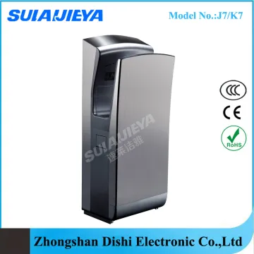 washroom stainless steel automatic jet air hand dryer