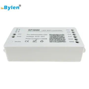 SP108E CE RoHS DC5-24V 2048 Pixels Addressable LED Remote Control Strip Controller