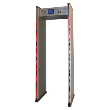 6 zones LCD walk-through metal detector