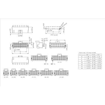 3.50mm pitch Wafer Dual Row With Fork