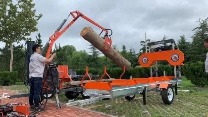 1.5 Ton ATV Log Trailers with Grapple Timber Wood Trailer