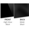 3MM High Gloss Black/Matte Black Aluminium compositec panel