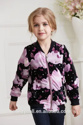 Wholesale Kids Outwear 2016 Brand New Autumn Korean Girl Coat