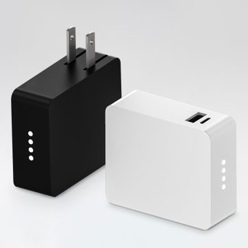 Outdoor travel power bank 4500mah 3 in 1 charger 100% full charging for Xiaomi for Huawei qi wireless charger