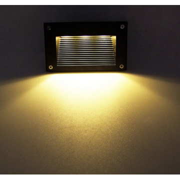 Step lighting recessed waterproof exterior corner light